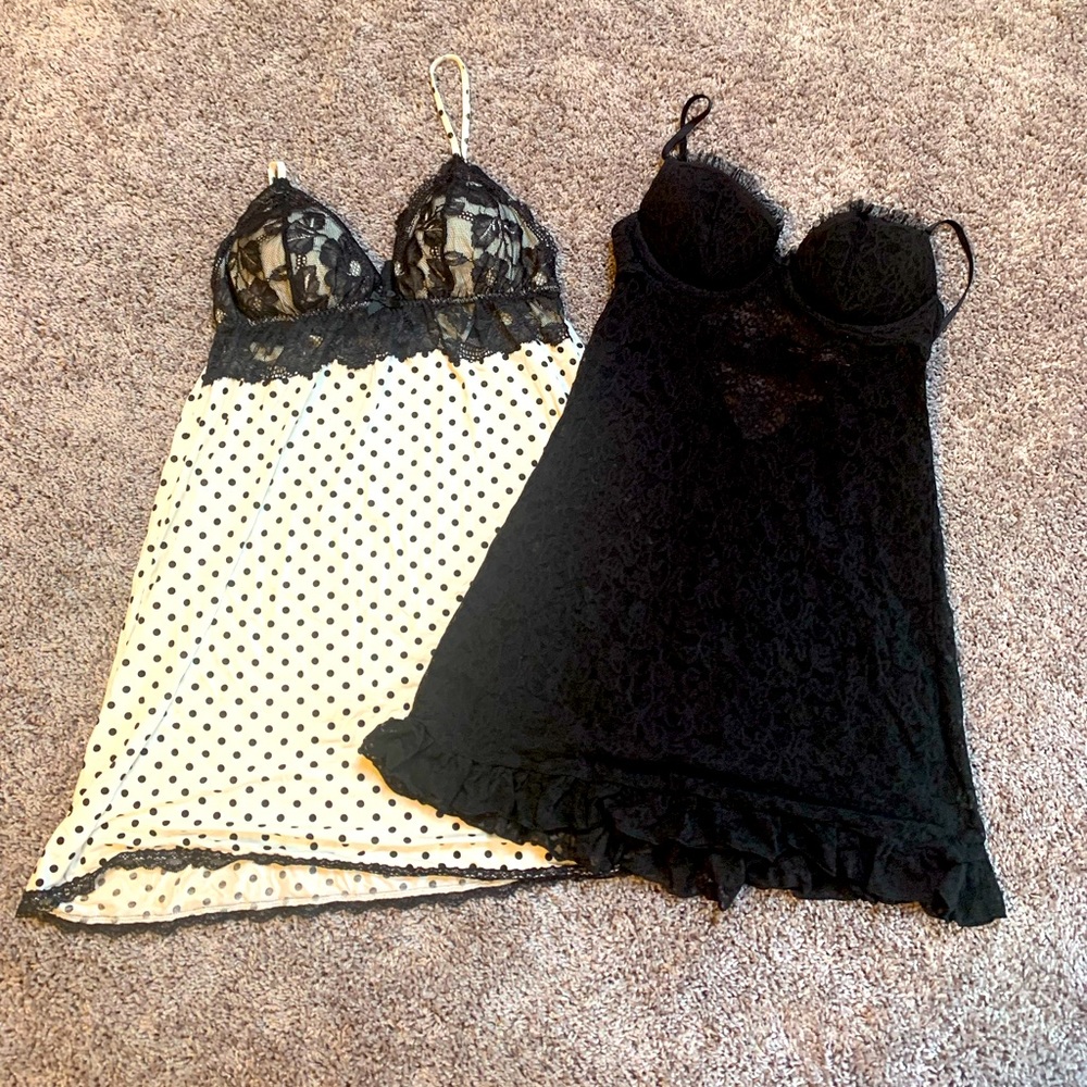 Set of Victoria Secret babydoll lingerie